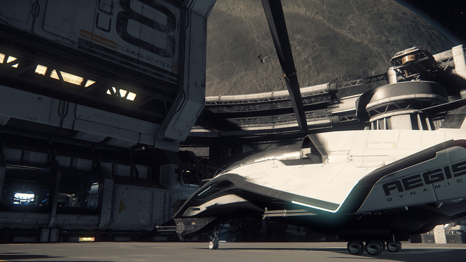Created some parts of the space station exterior modules and did LOD passes on other parts.
