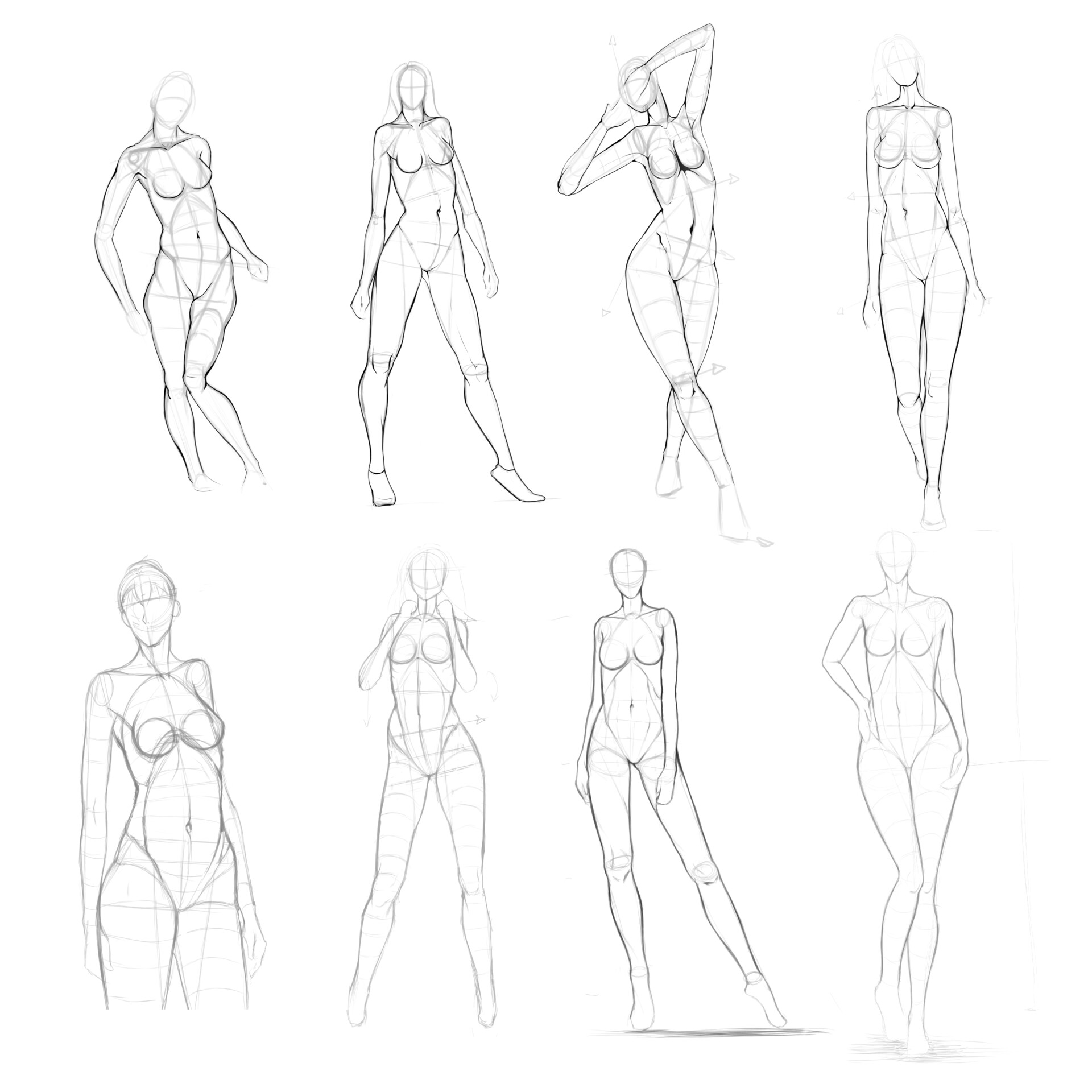 could you give anatomy advice on male/female? how did you learn to  correctly draw proportions and stuff? thank you! – universeartist