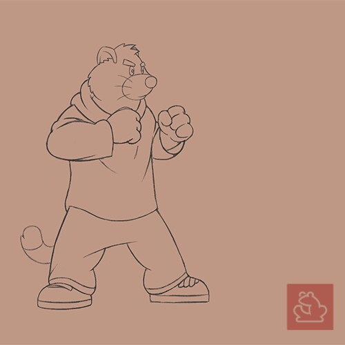 Character Fight poses