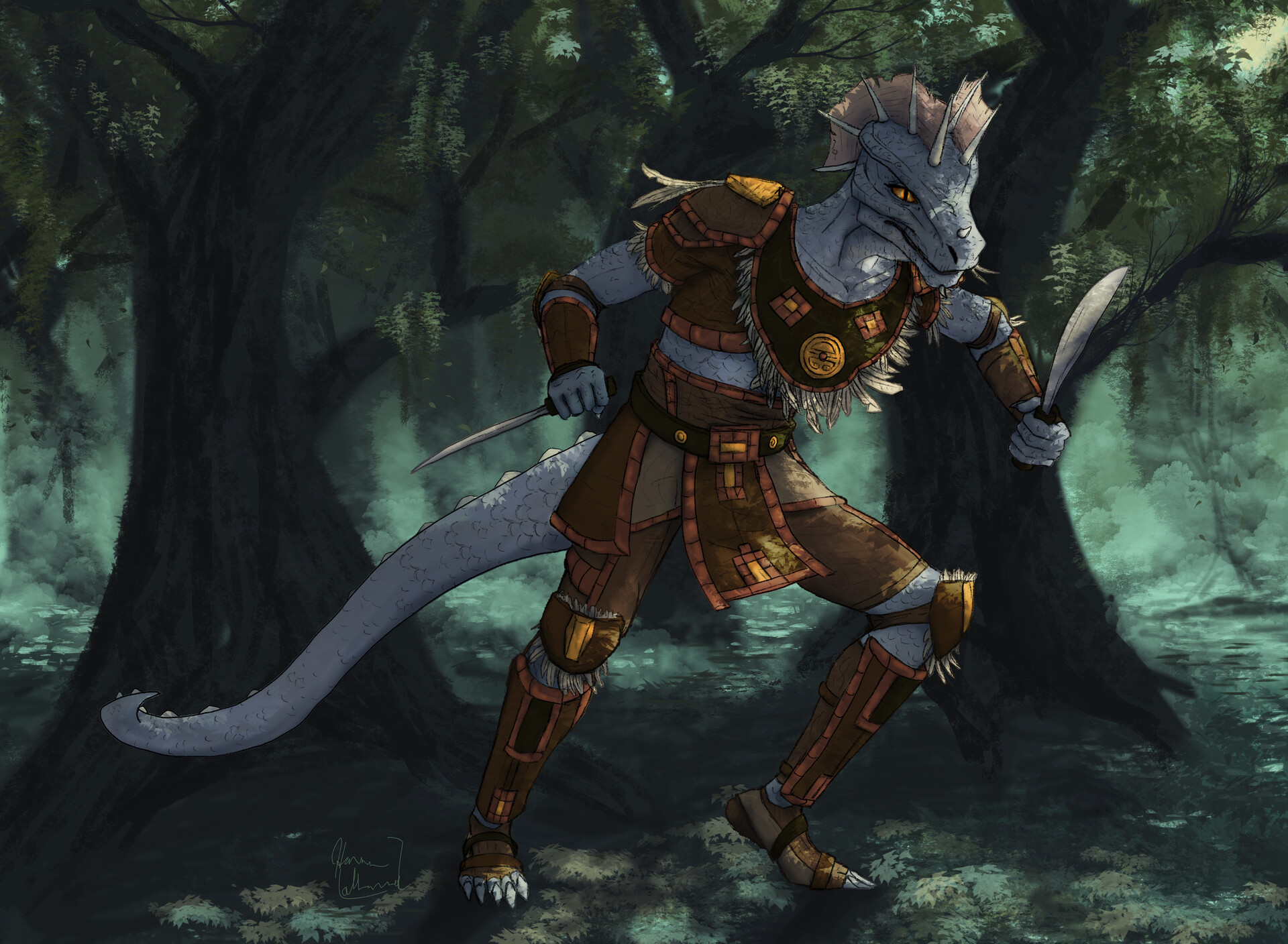 ArtStation Argonian Character from ESO (Elder Scrolls Online)