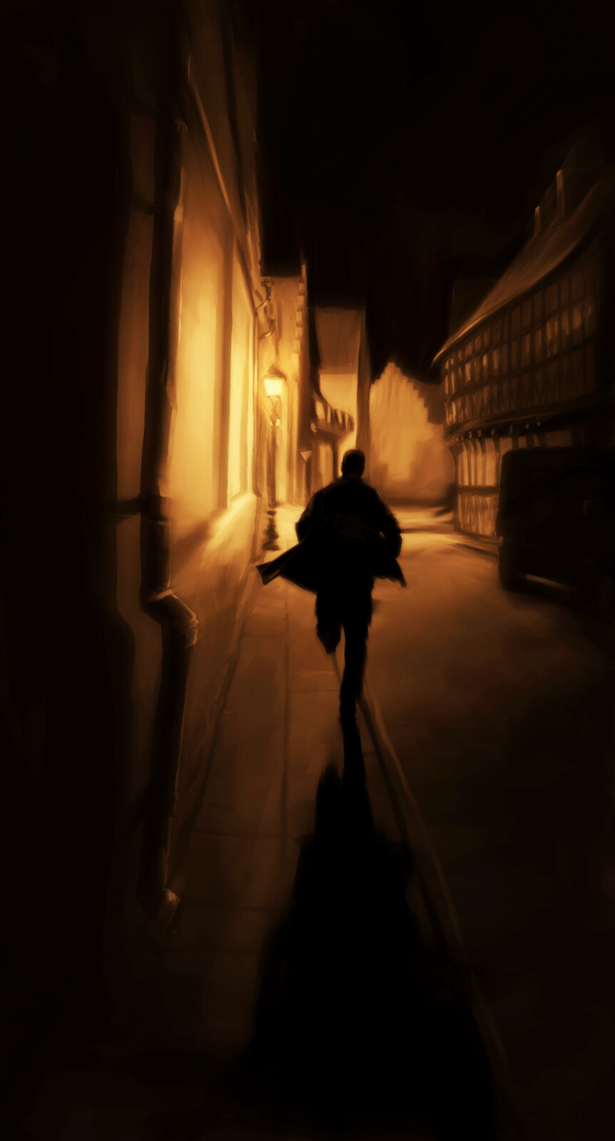 You get to join the chase for the suspect through the streets of Ystad.