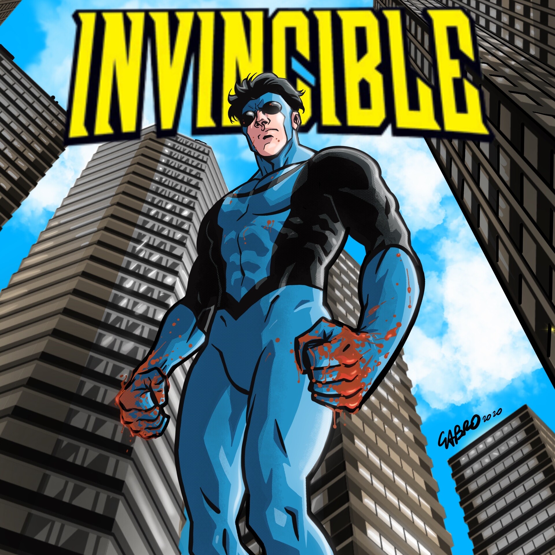 ArtStation - Invincible (black suit)