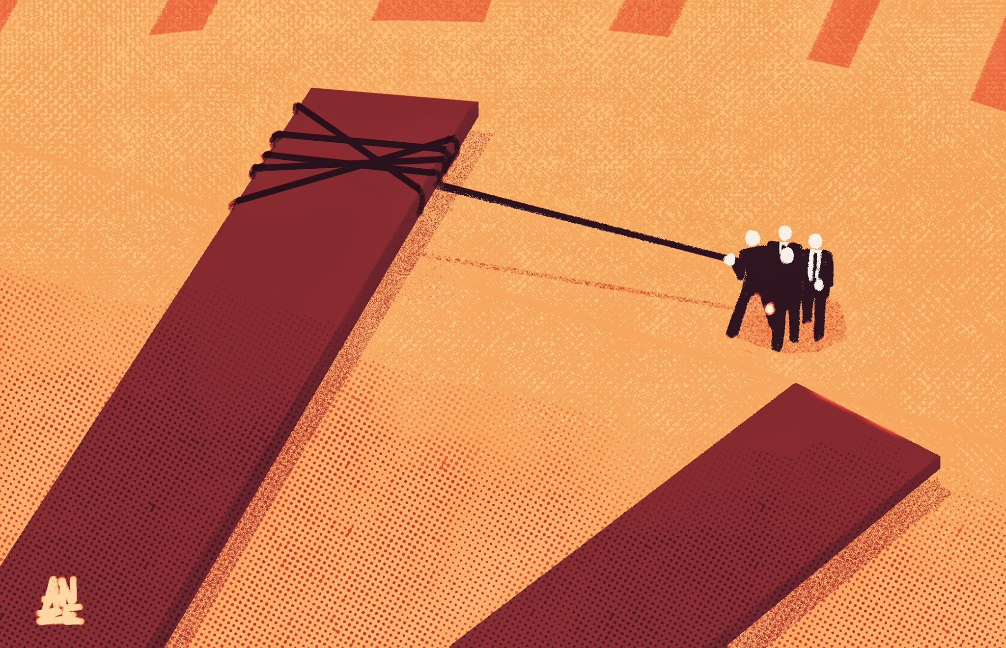 editorial illustration for il Fatto Quotidiano