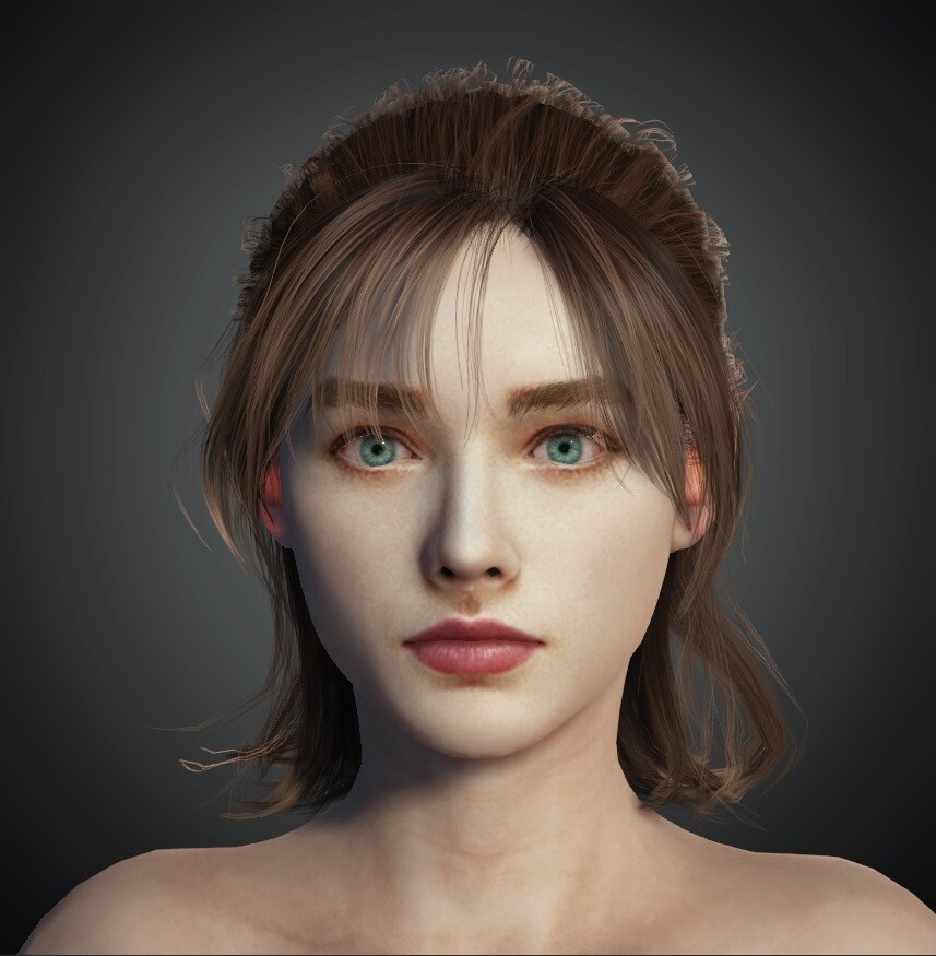 ArtStation - Iclone CC with Smart Hair (Testing)