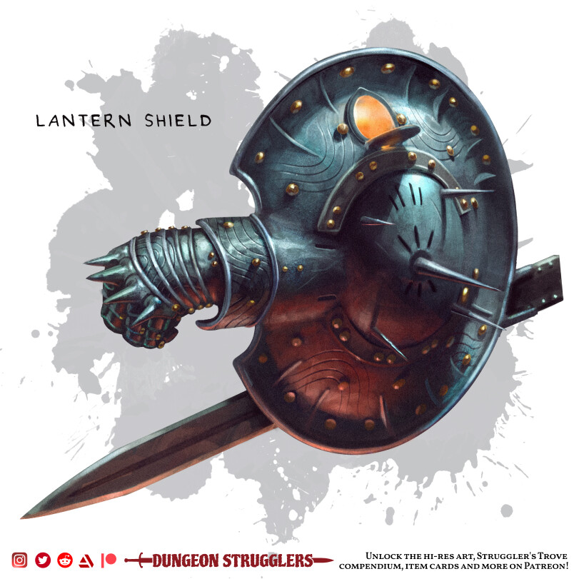 Facilitate Smooth label Dungeon Strugglers - Lantern Shield