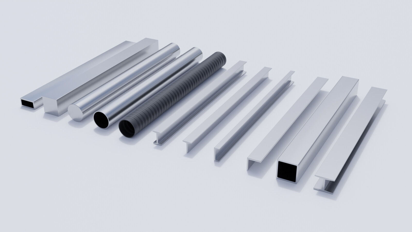 Pipe Set Collection Render