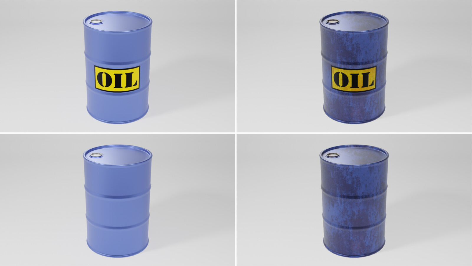 Oil Drum Collage