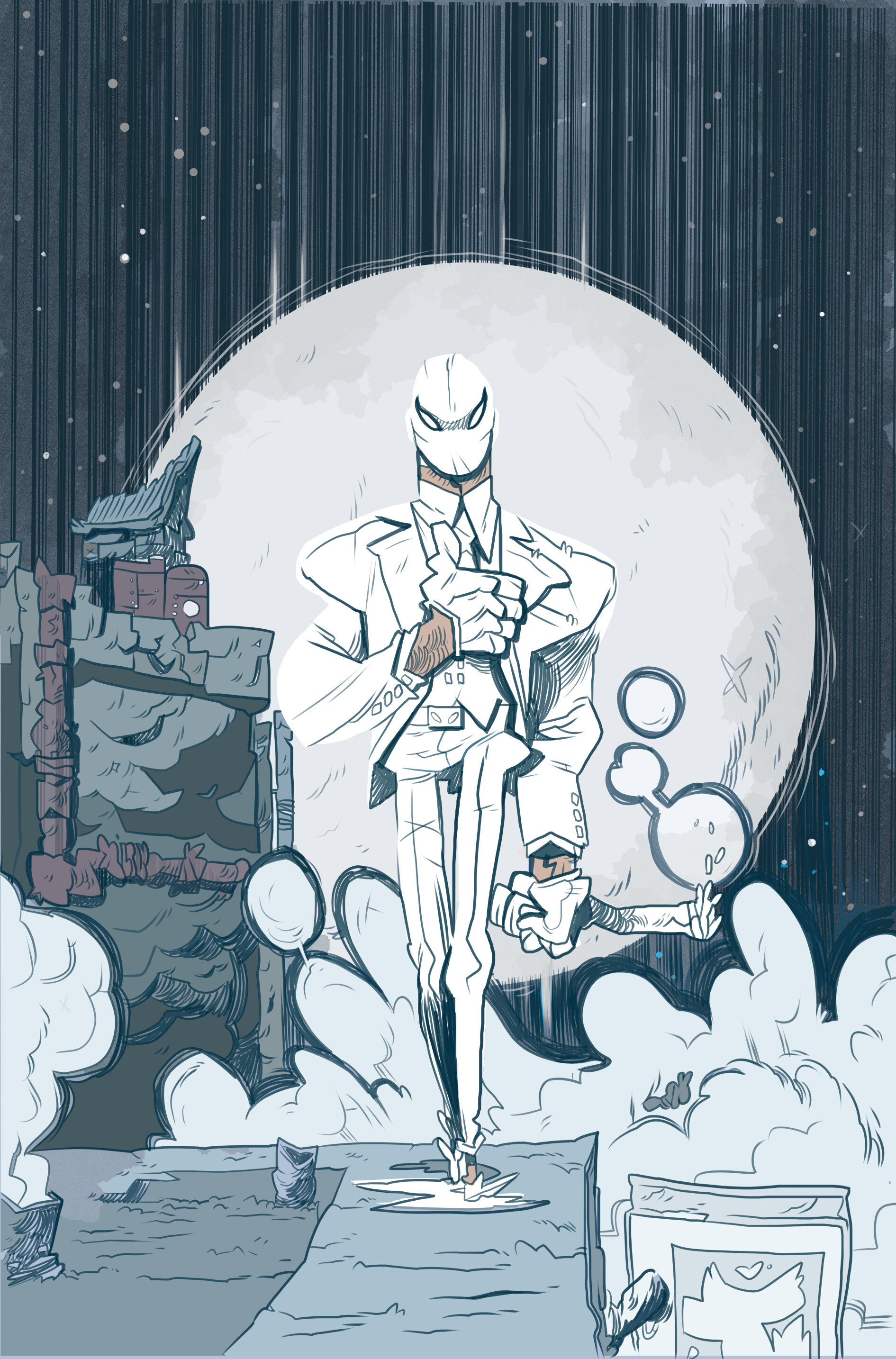 Moon mr knight knight Who is