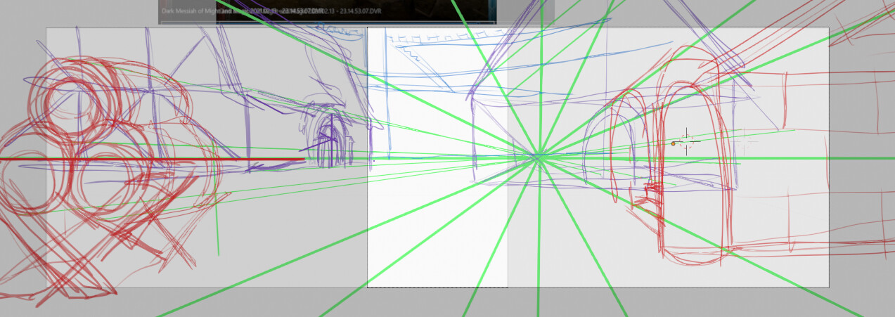 Rough layout drawing