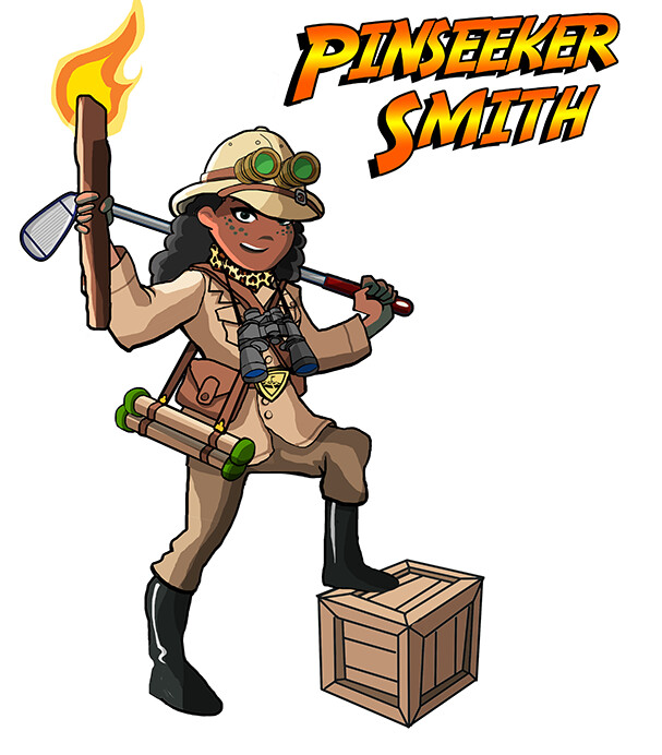 character concept drawing and logo design