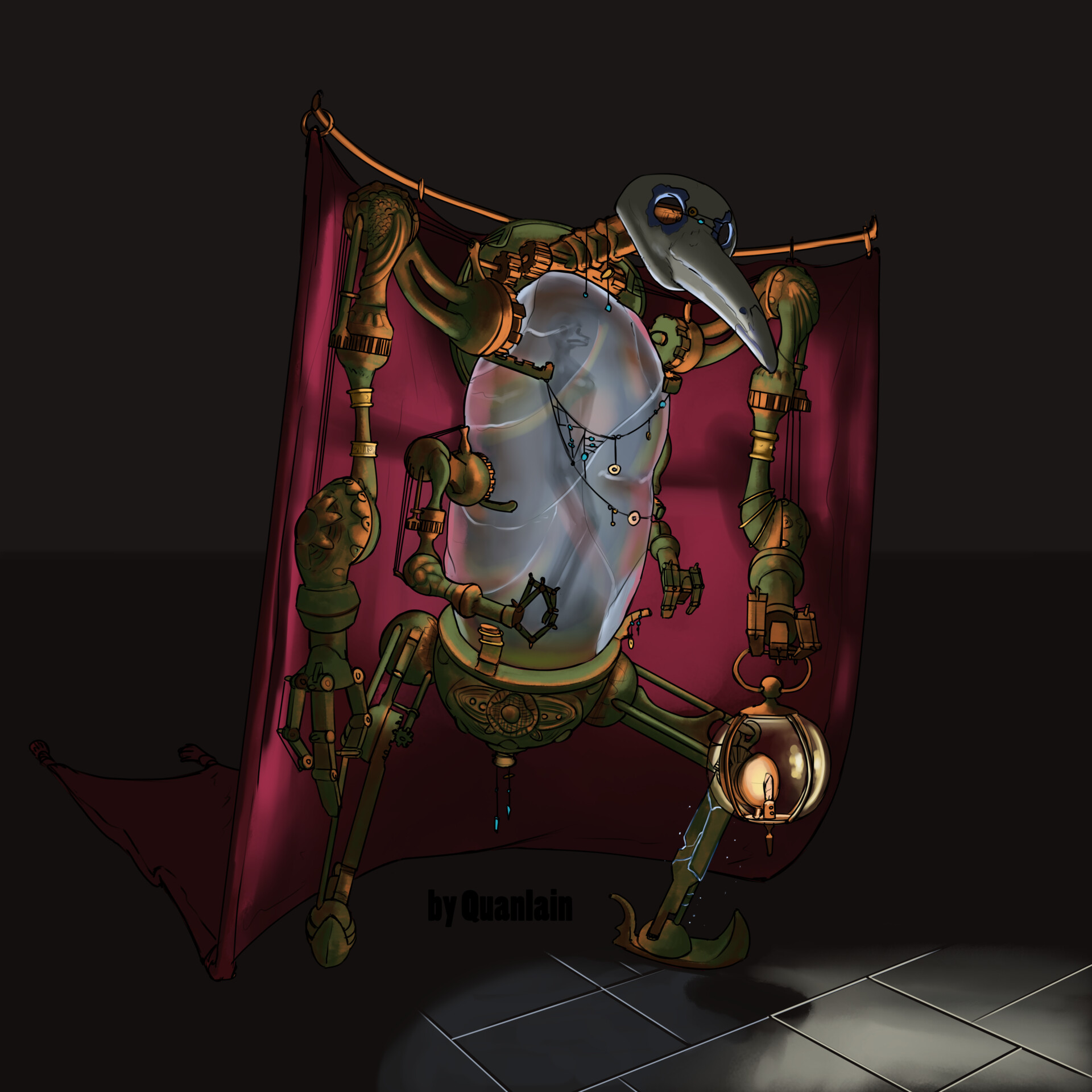 ArtStation Clockwork mech Design