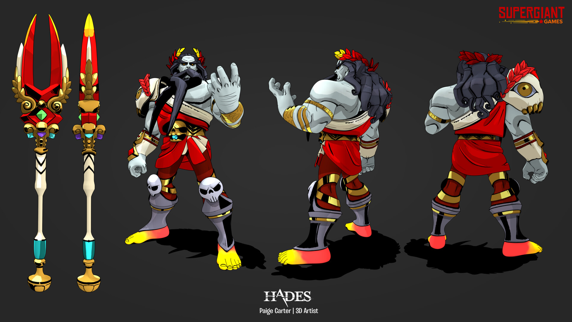 Hades, Character design, Concept art characters