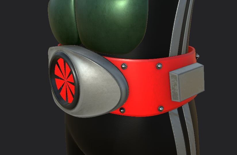 Jirawat Srisarntiwong - Kamen Rider V1 (Maya rig)