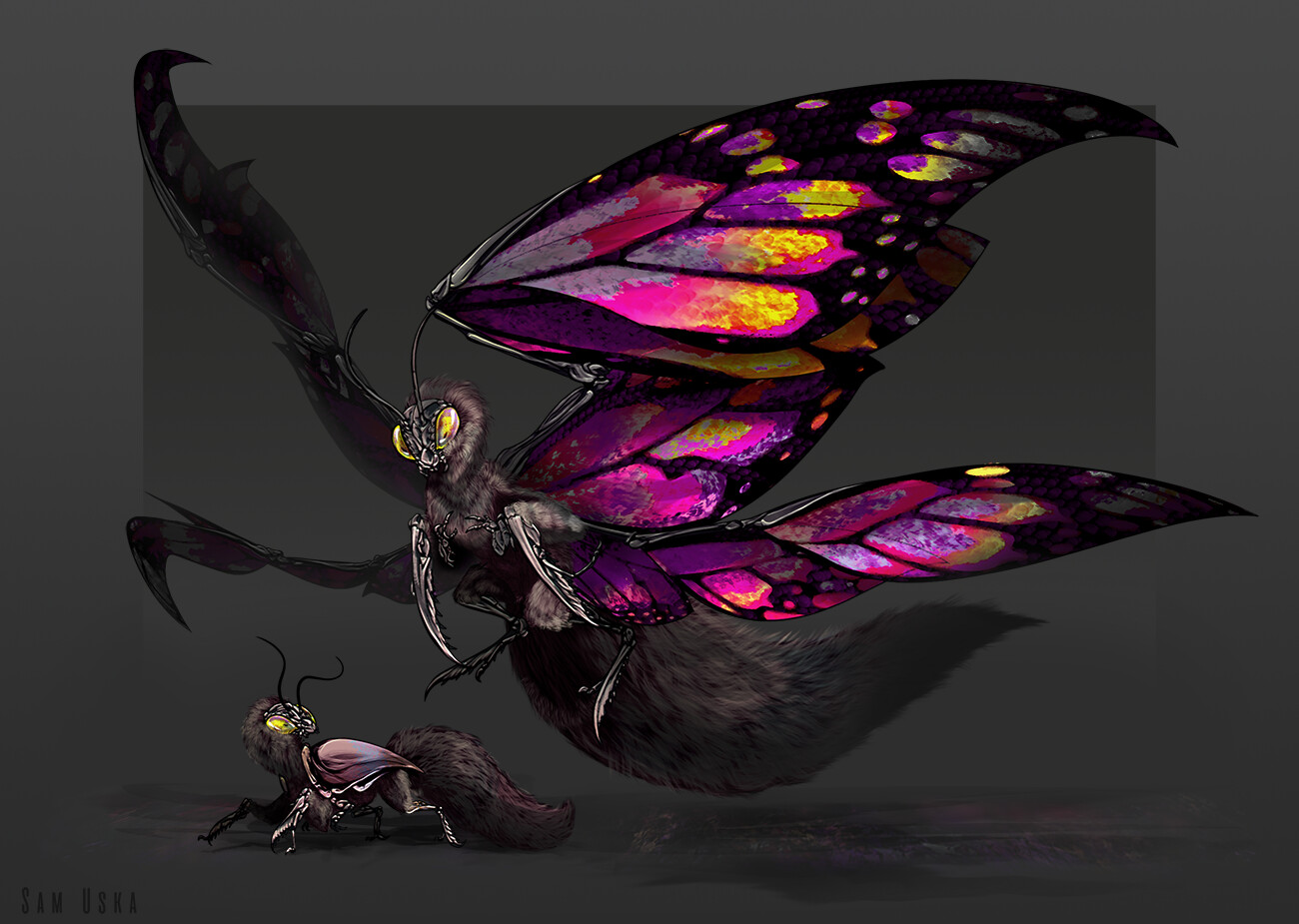 ArtStation - Monsters - Butterflies