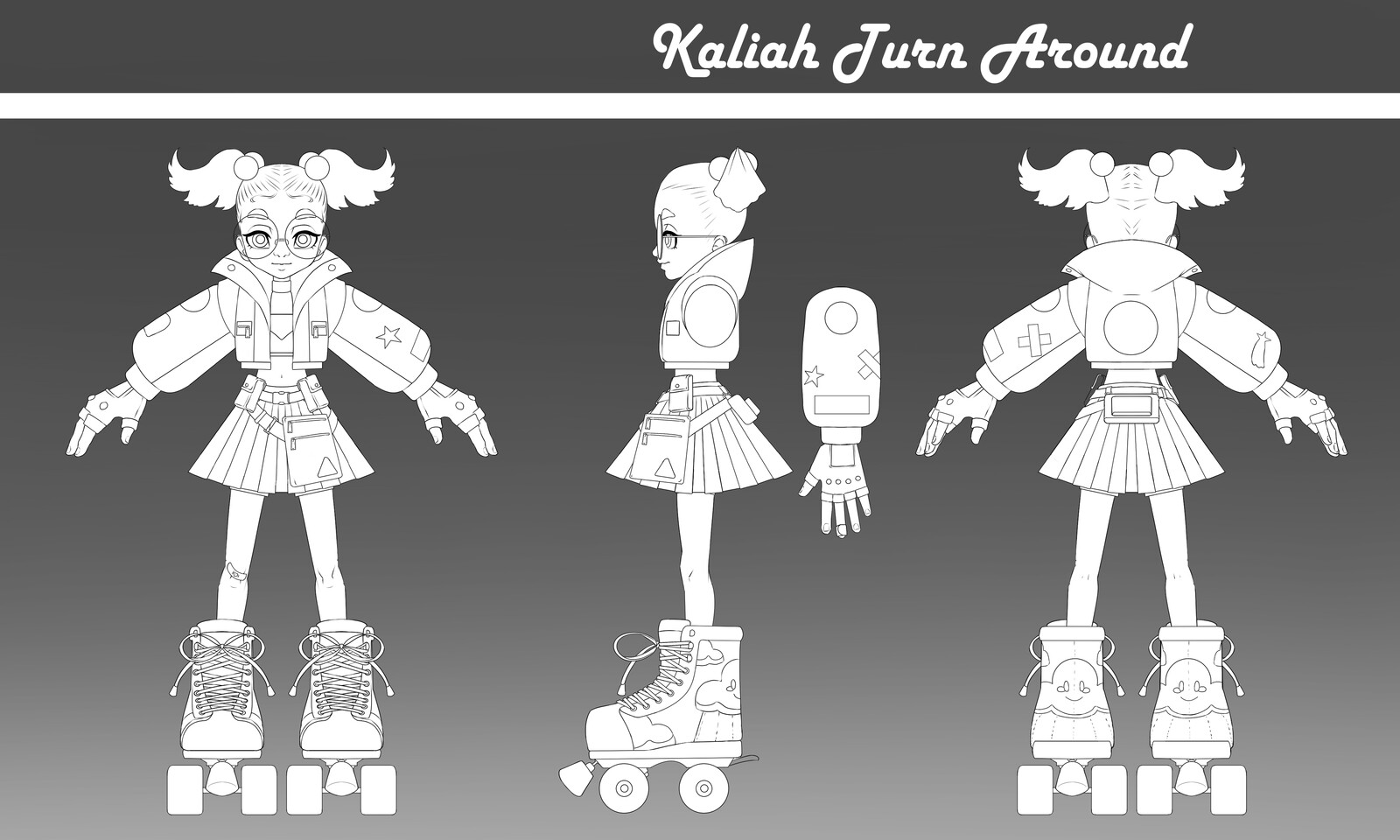 The character artist will use this to model Kaliah.