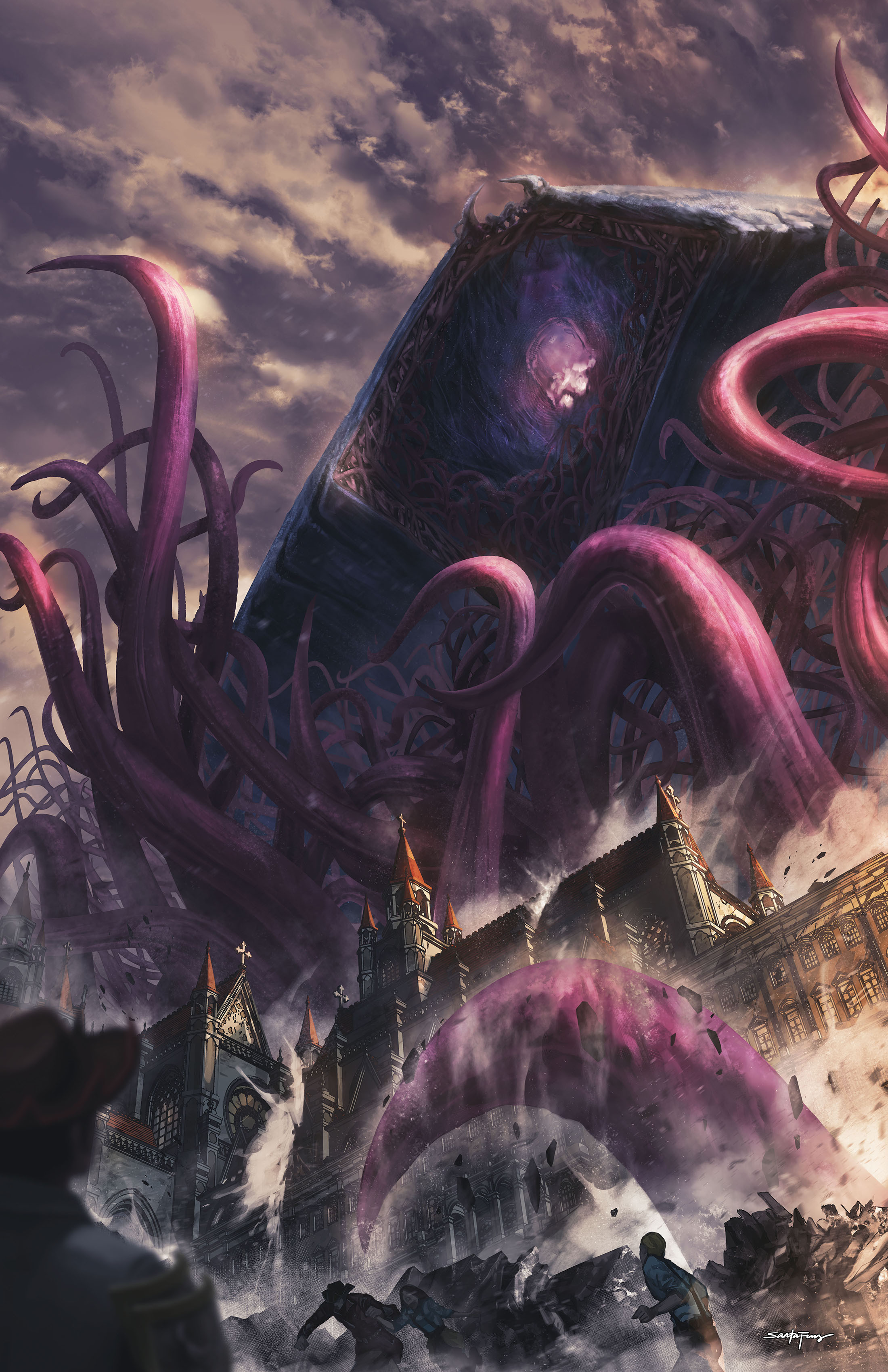 Emrakul by Santa Fung [2200x3400] : r/mtgporn