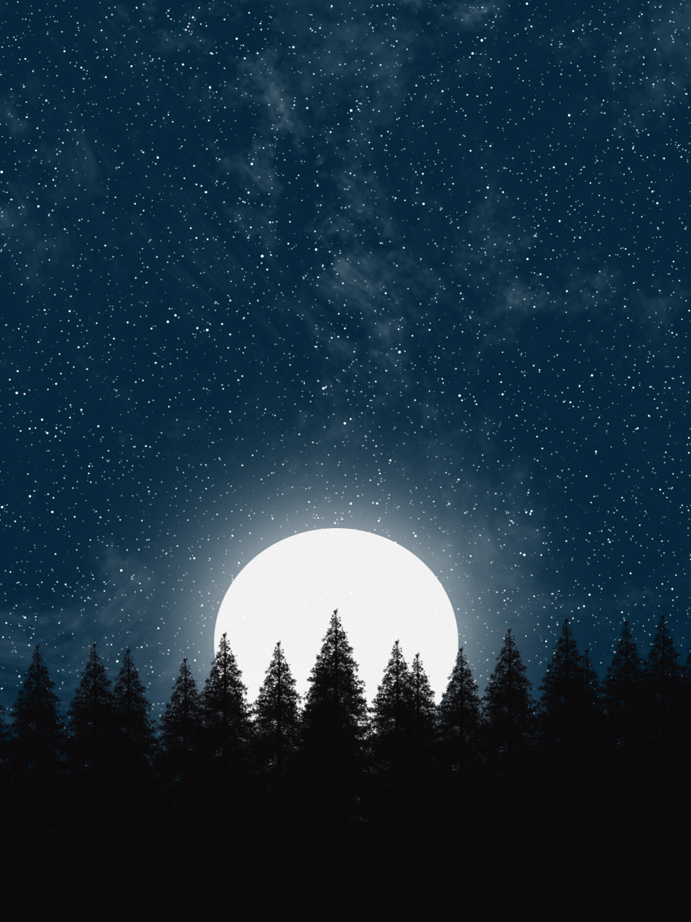 Moonlight forest top