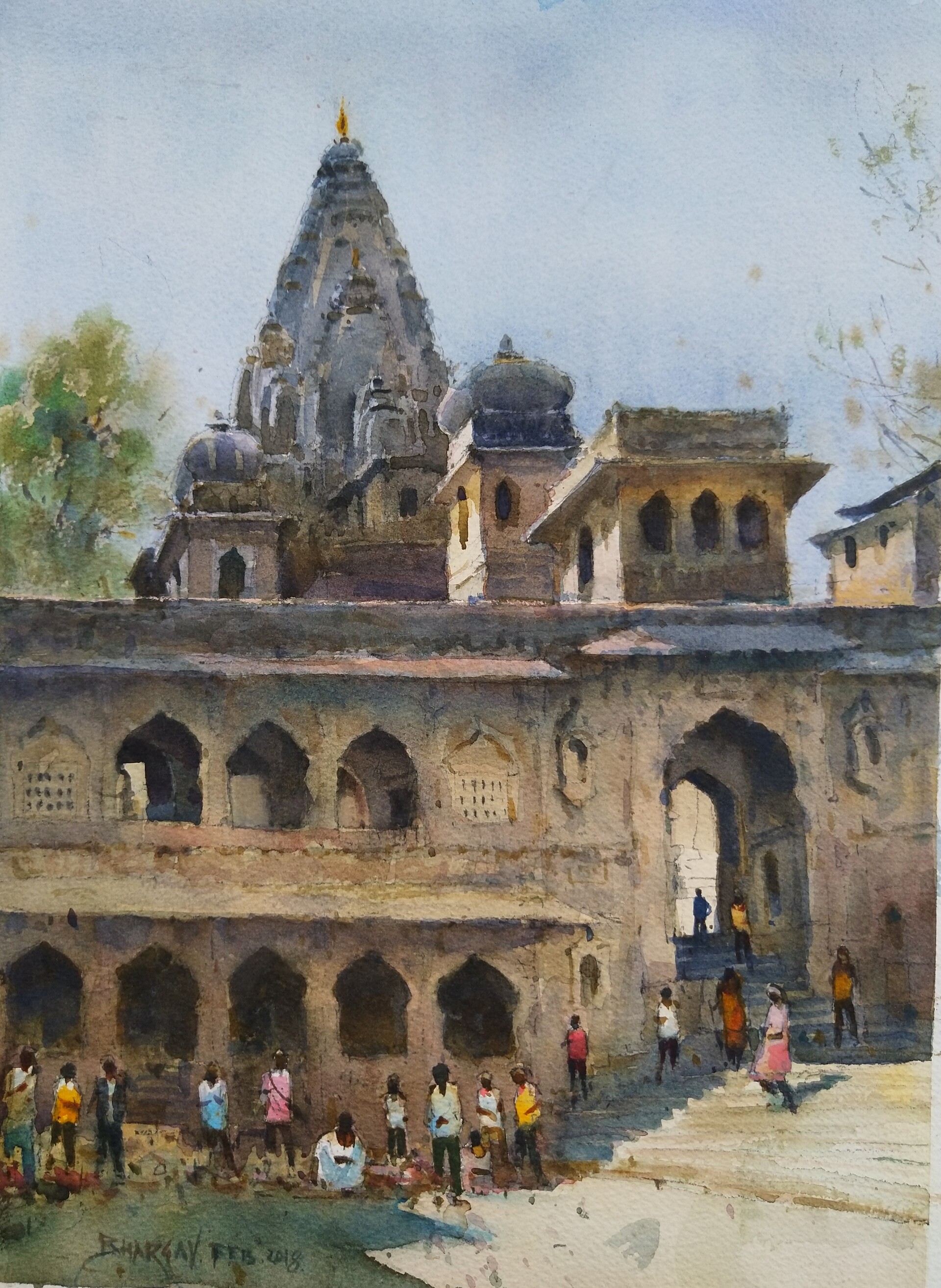 ArtStation - Landscape, architectural sites of India