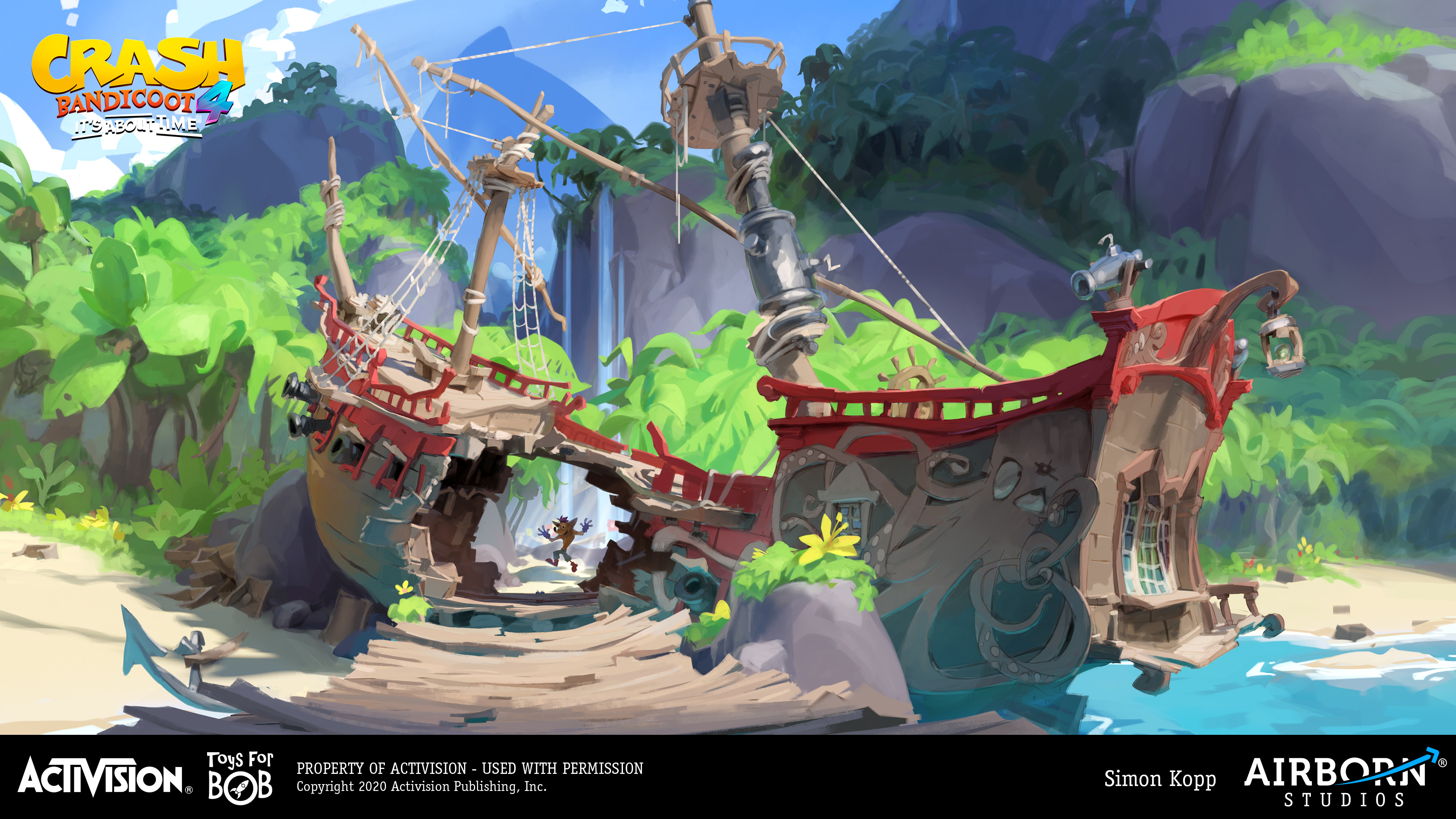 Airborn Studios - Crash Bandicoot 4 - Booty Calls concepts