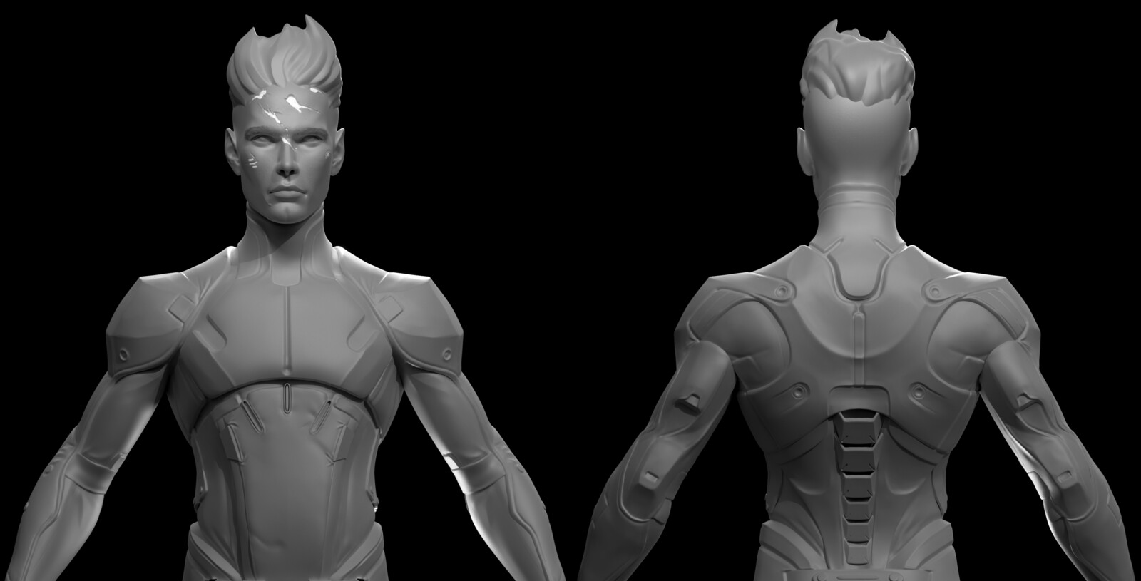 high poly sculpt