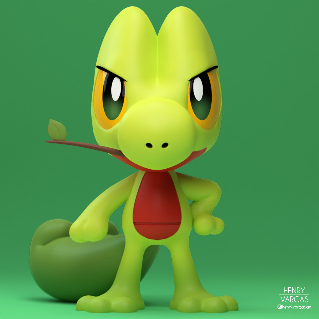 ArtStation - Pokémon tipo planta (Grass type pokémon)