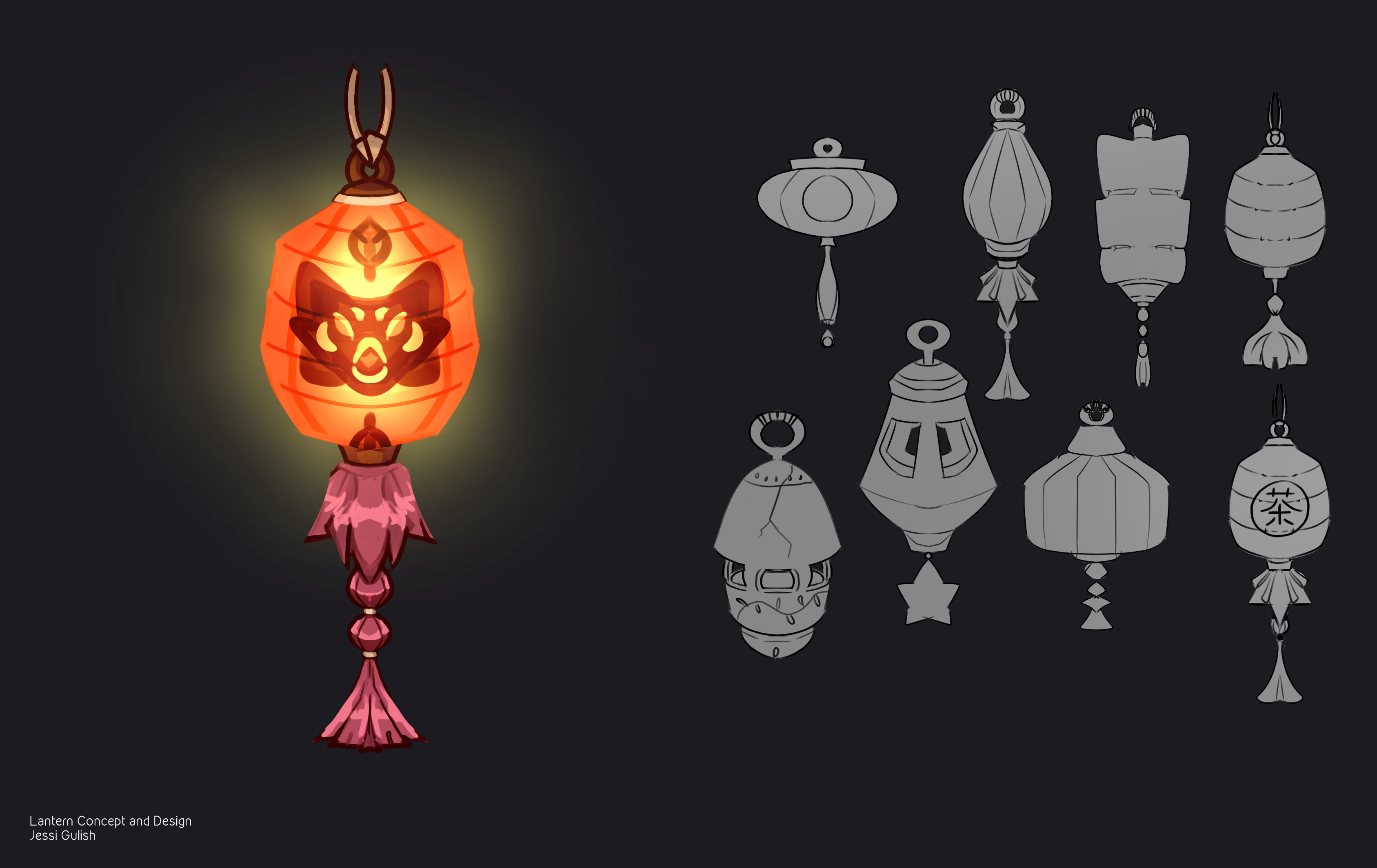 Lantern sketches and concept