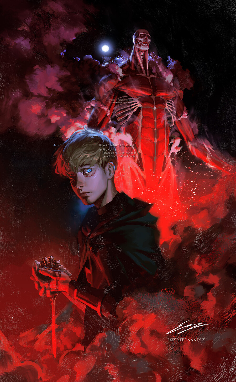 Artstation Armin Arlert God Of Destruction Enzo Fernandez