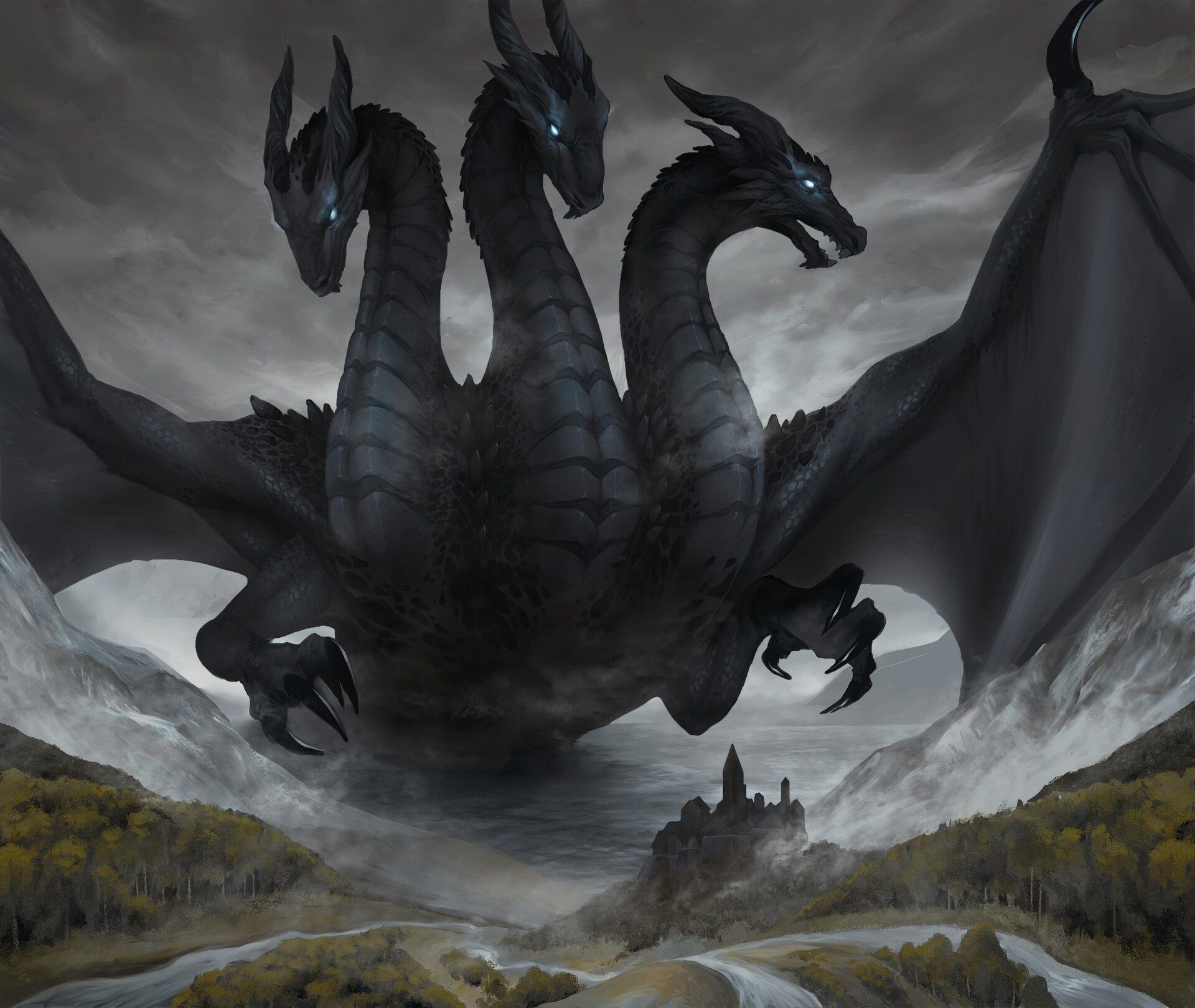 Ursula Tabaka - Black dragon card