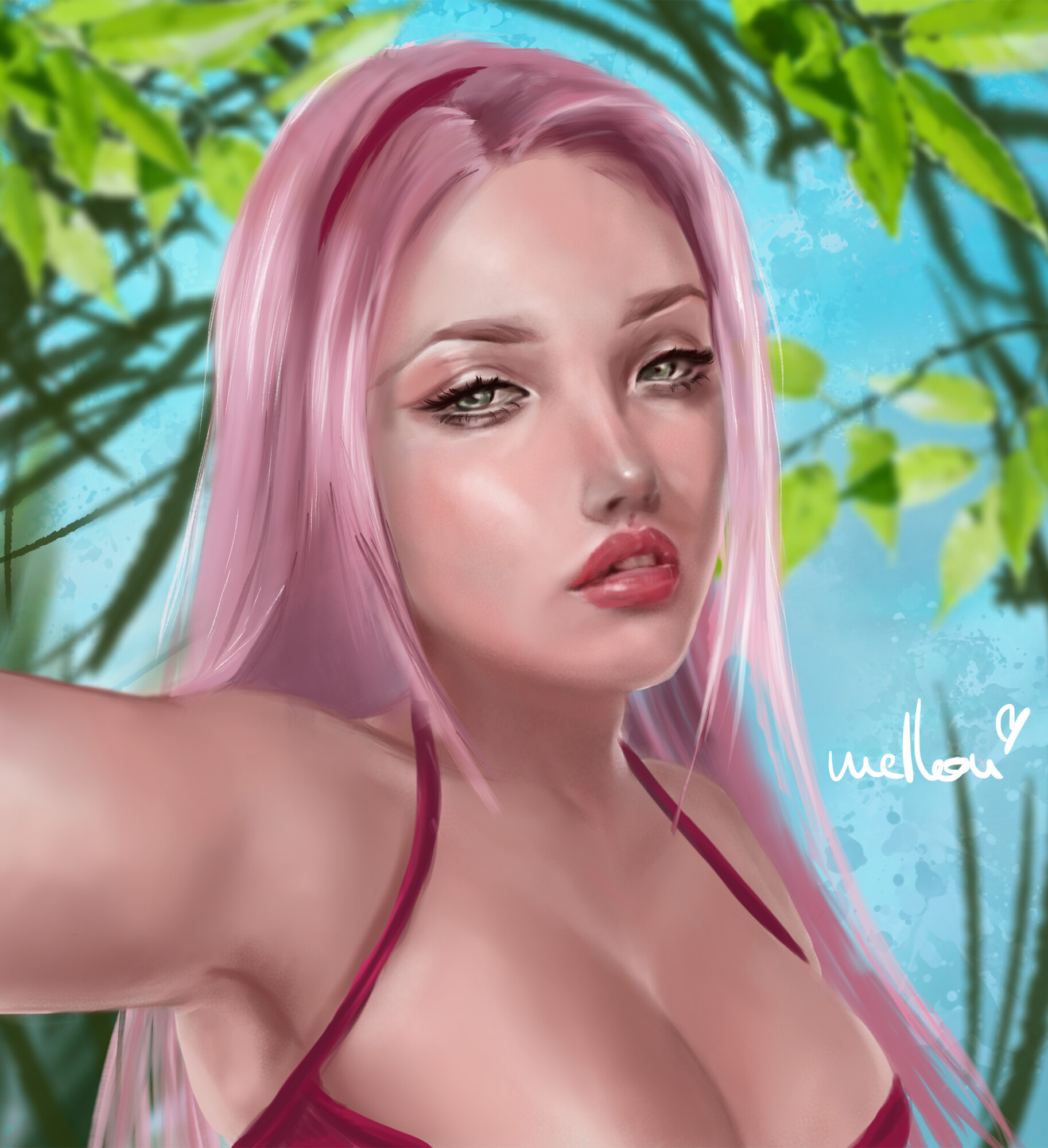 ArtStation Sakura from Naruto