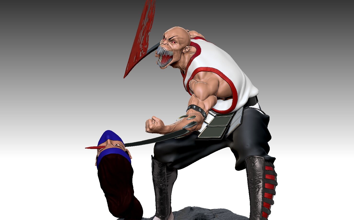 Baraka Mortal Kombat 2 Minifigure artist Rendition -  Norway