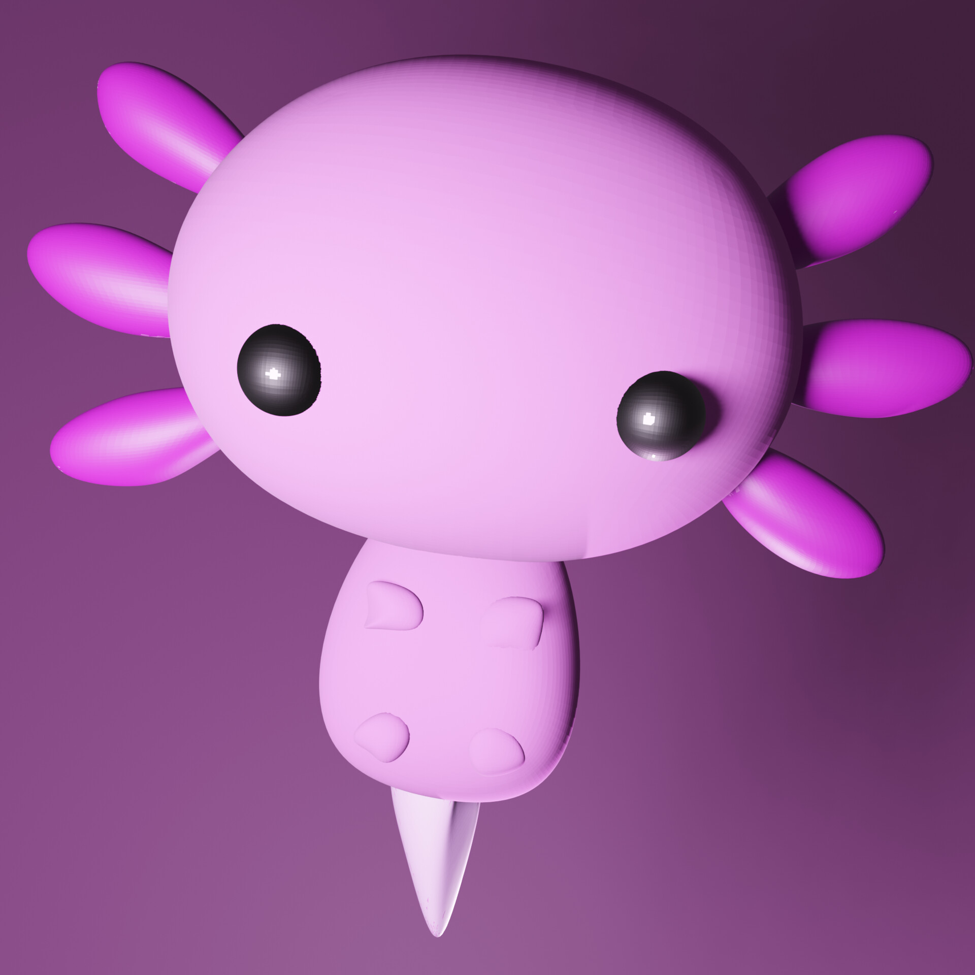 Artstation Baby Axolotl Digitalartmtzt