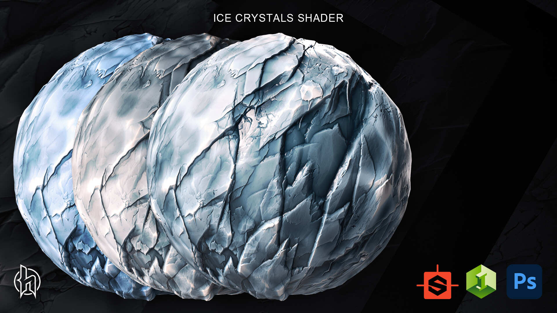 ArtStation - Ice Crystals Shader