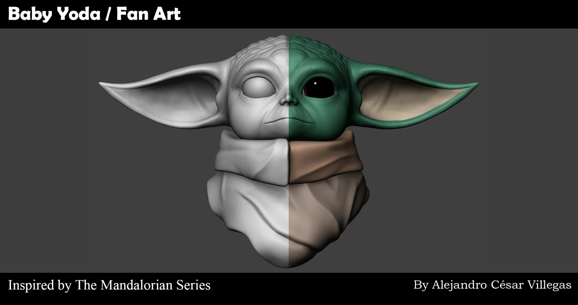 ArtStation - Baby Yoda // Fan Art
