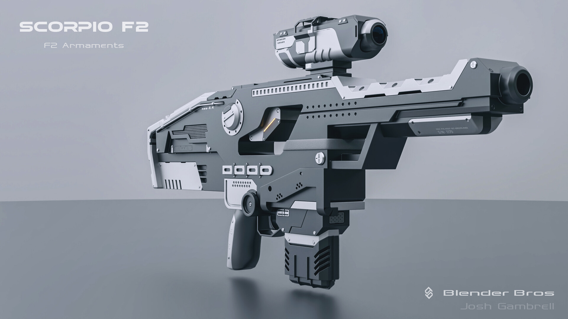 Blender Bros SciFi Weapon Design in Blender BlenderBros hard