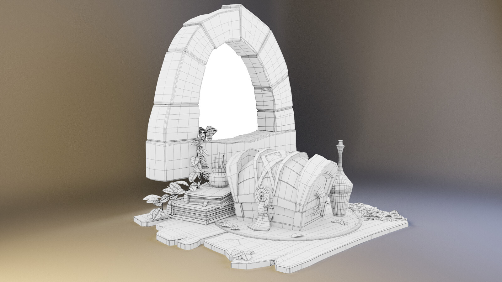 AO &amp; Wireframe