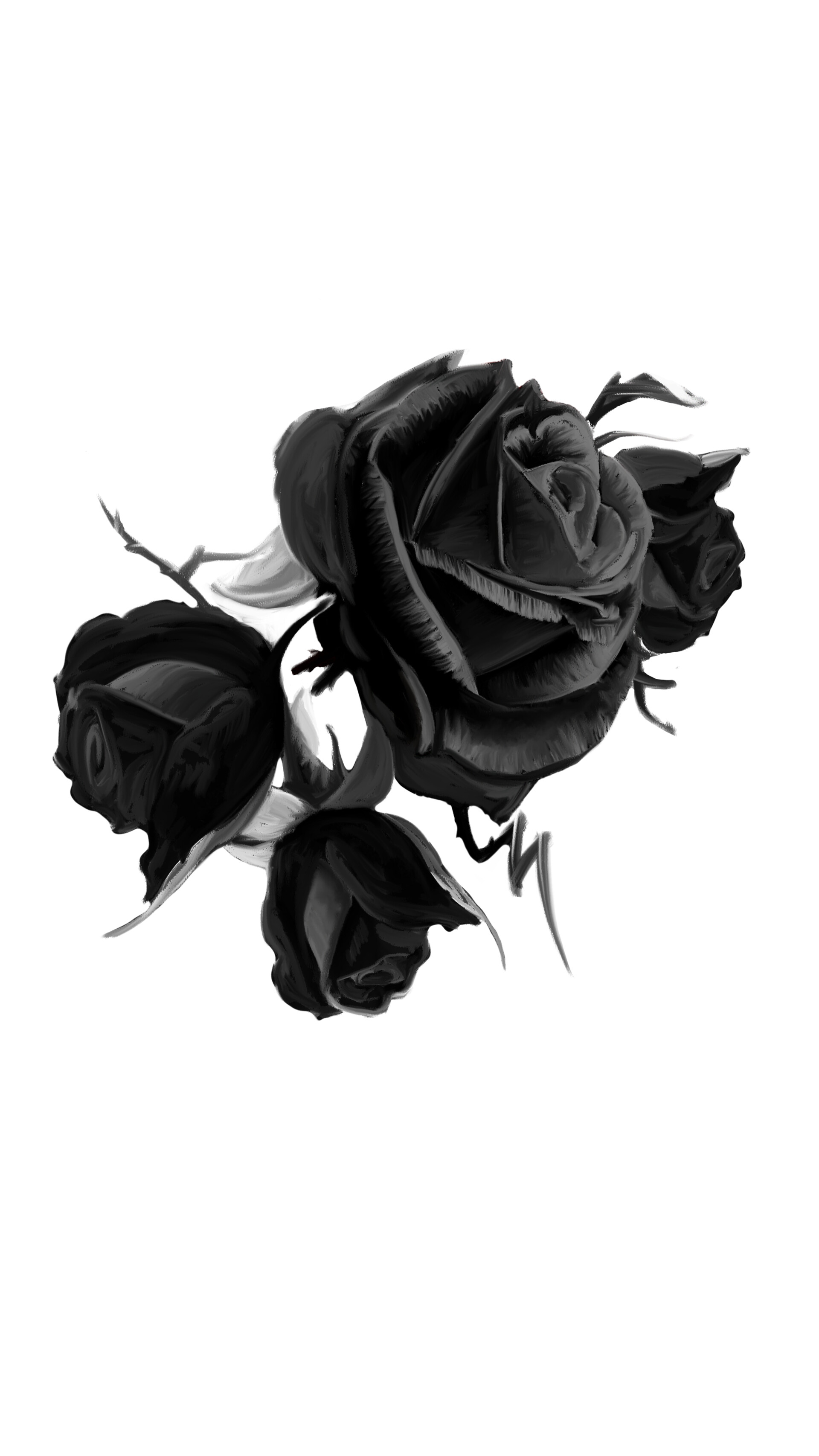 ArtStation - Black rose memorial_homer
