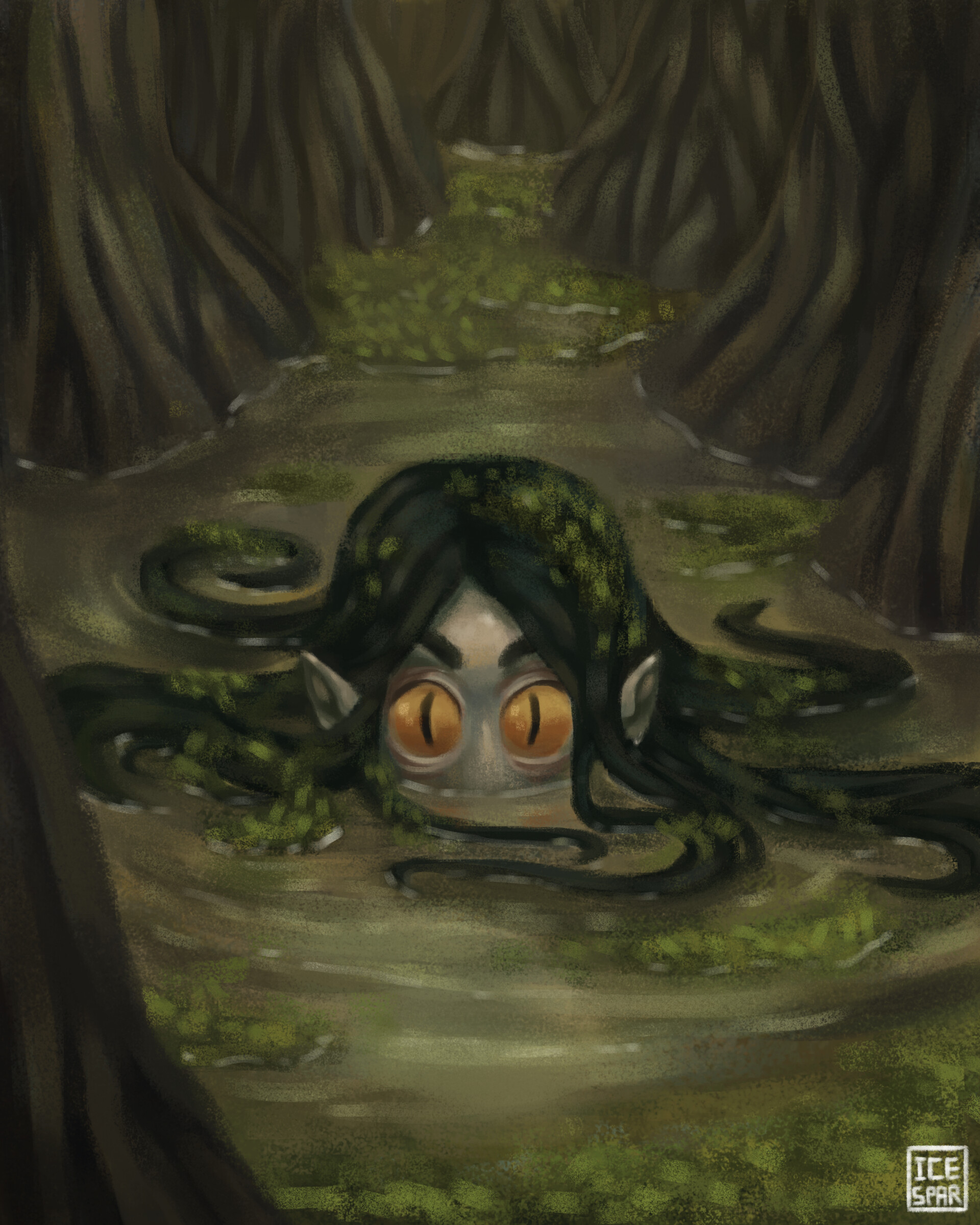 Artstation Swamp Girl 