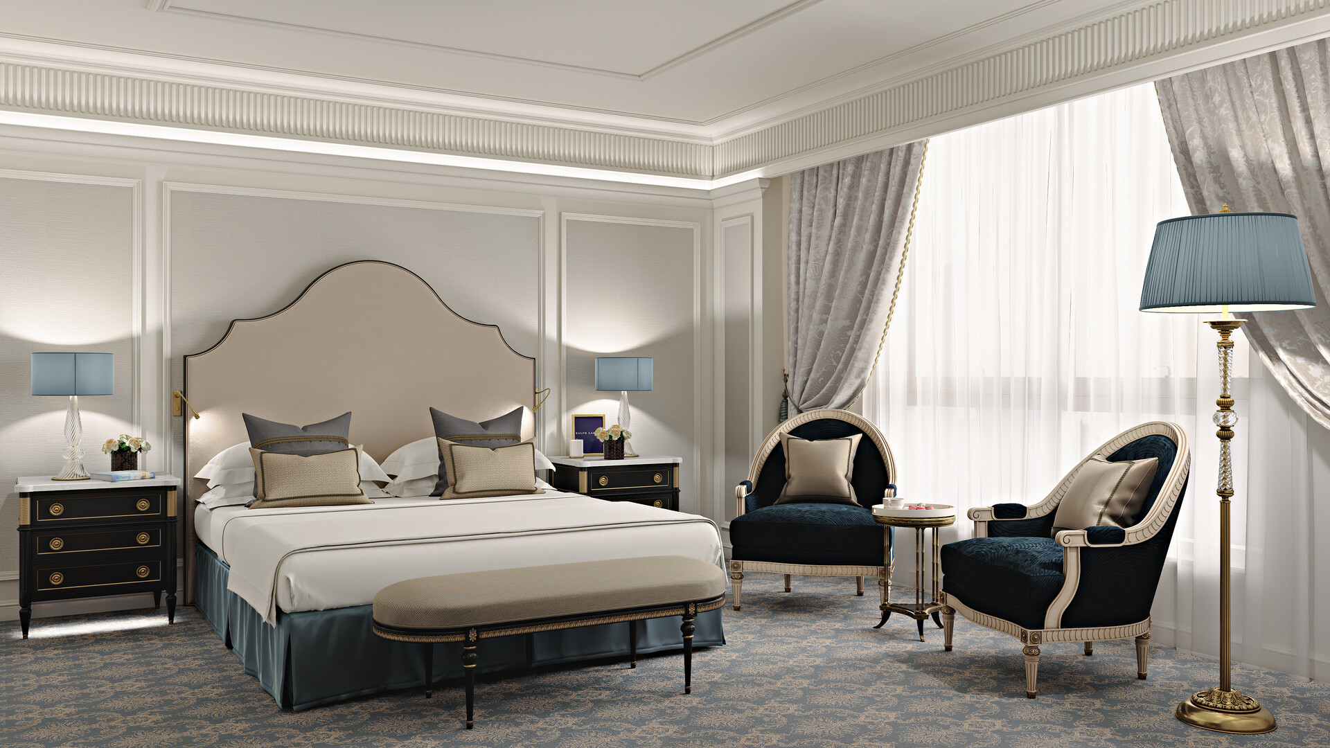 ArtStation The Plaza Doha Interior Visualization