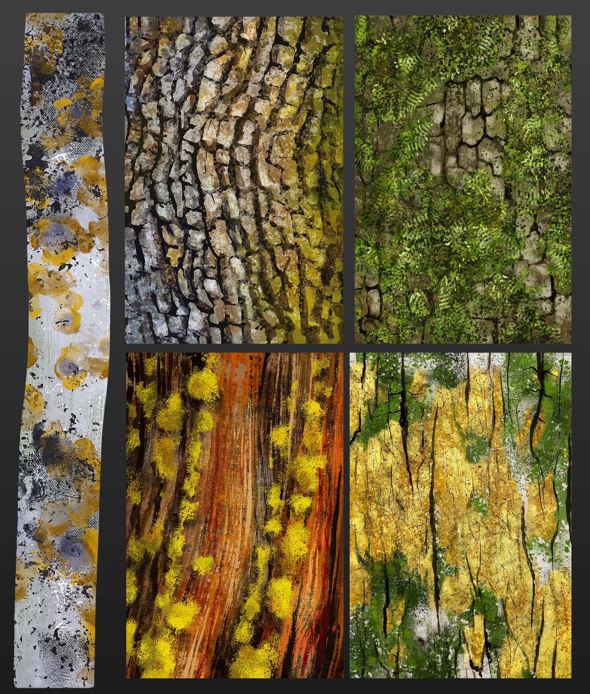 ArtStation - Moss Rocks Study