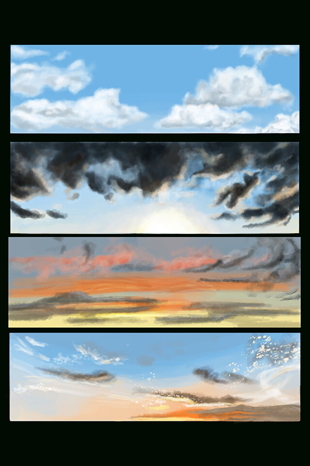 ArtStation - Cloud Study