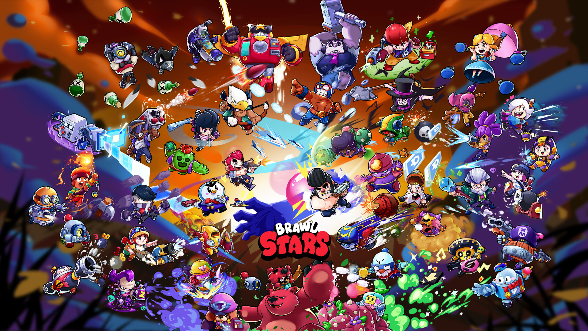 Artstation Brawl Stars 荒野乱斗 Gao Yin