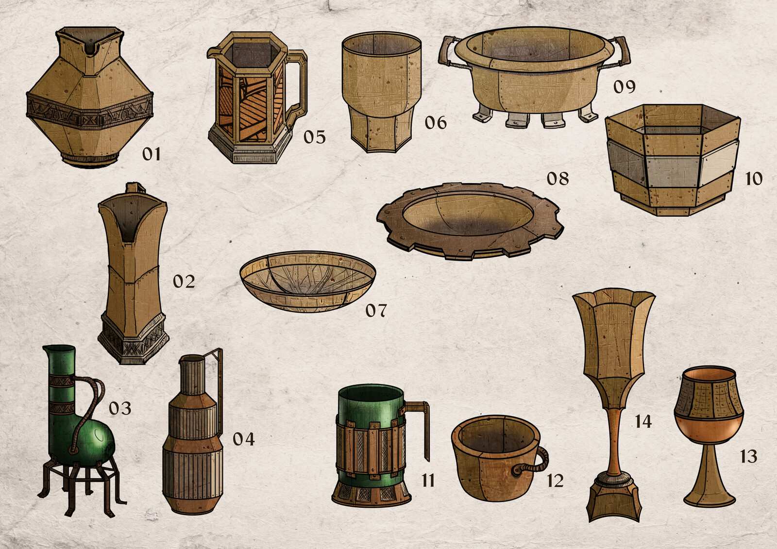 Tureynulal Assets - Dwemer Kitchenware