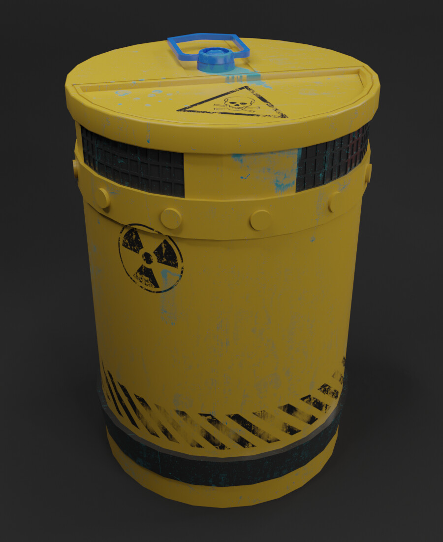 ArtStation Plutonium Barrel Waste (Satisfactory based)
