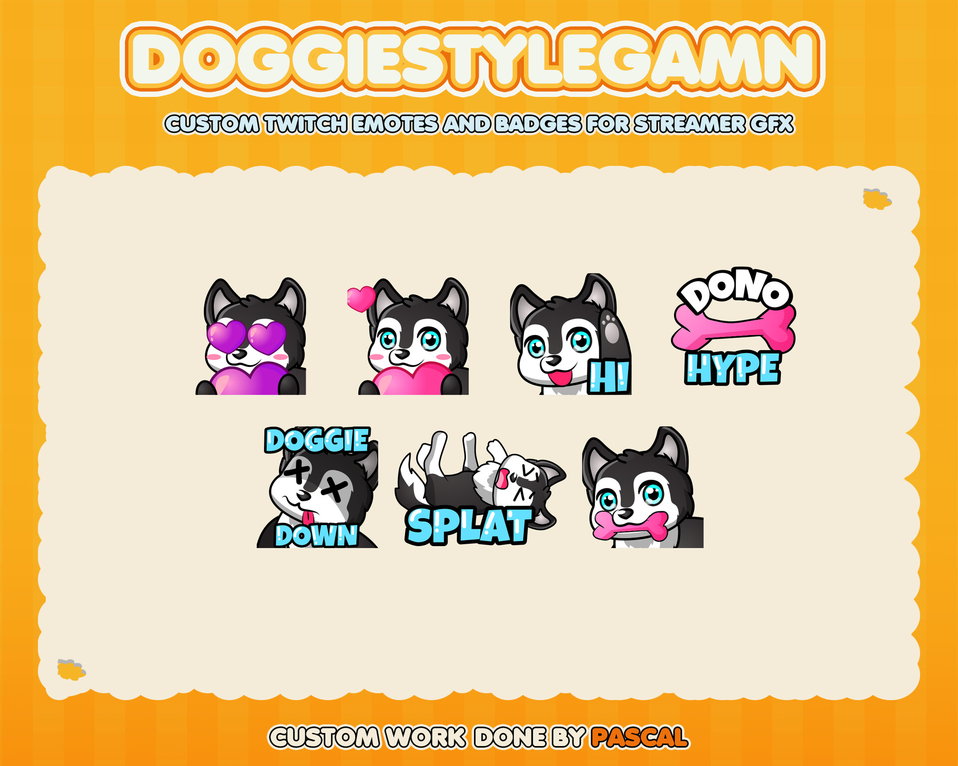 ArtStation - Custom emotes for twitch, youtube, discord and facebook