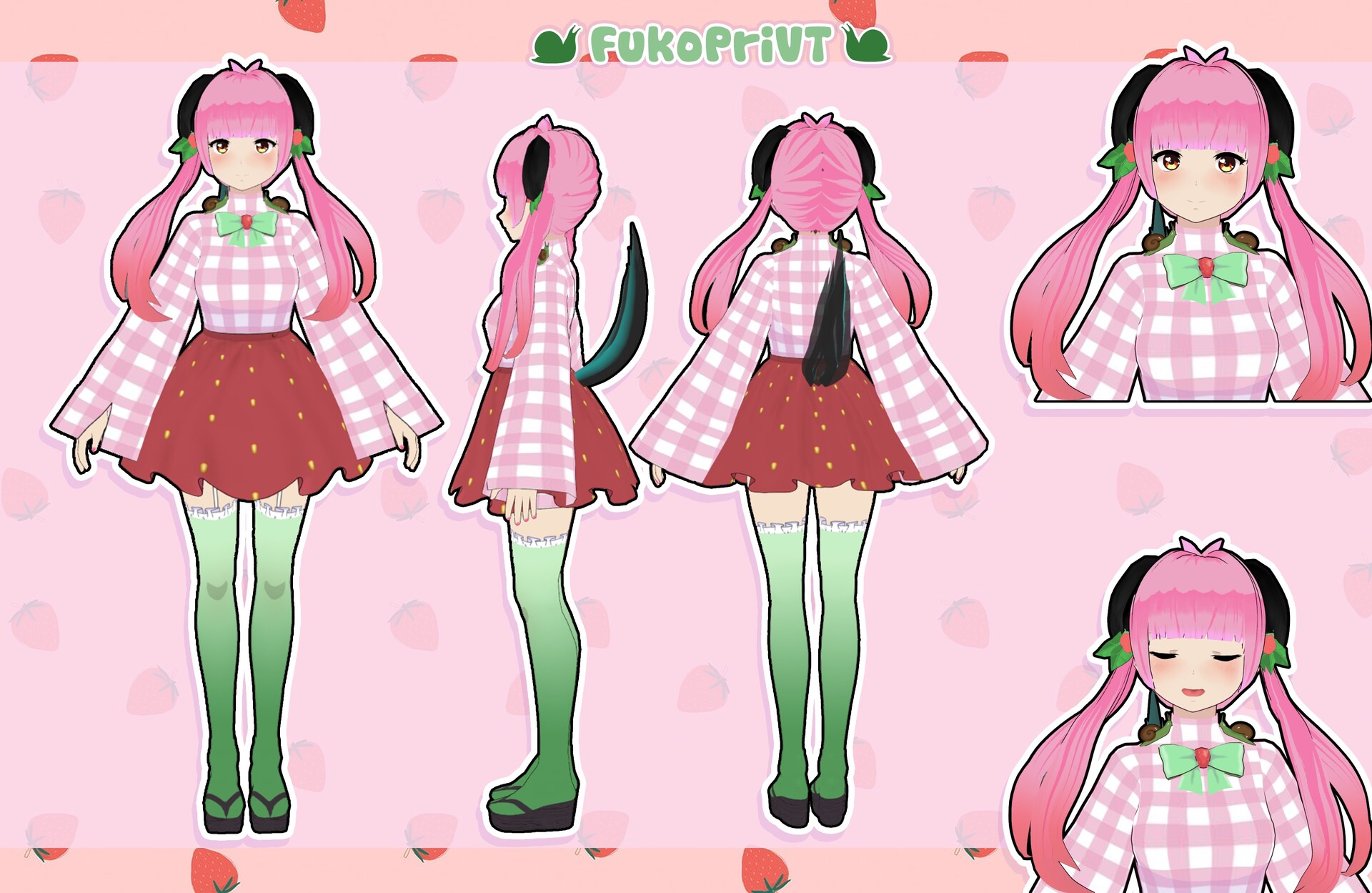 Artstation vtuber vroid models