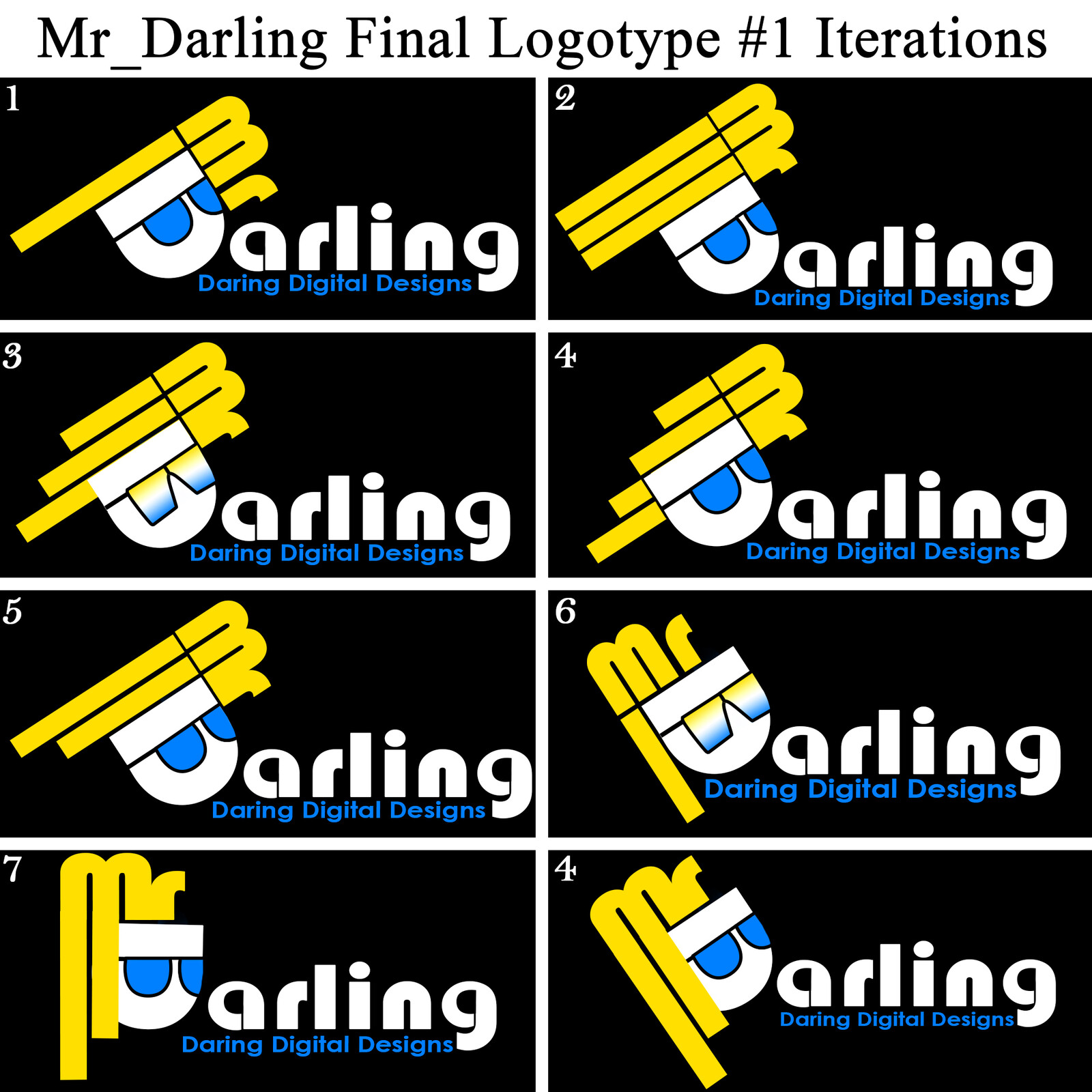 Mr_Darling Logotype Concepts #5