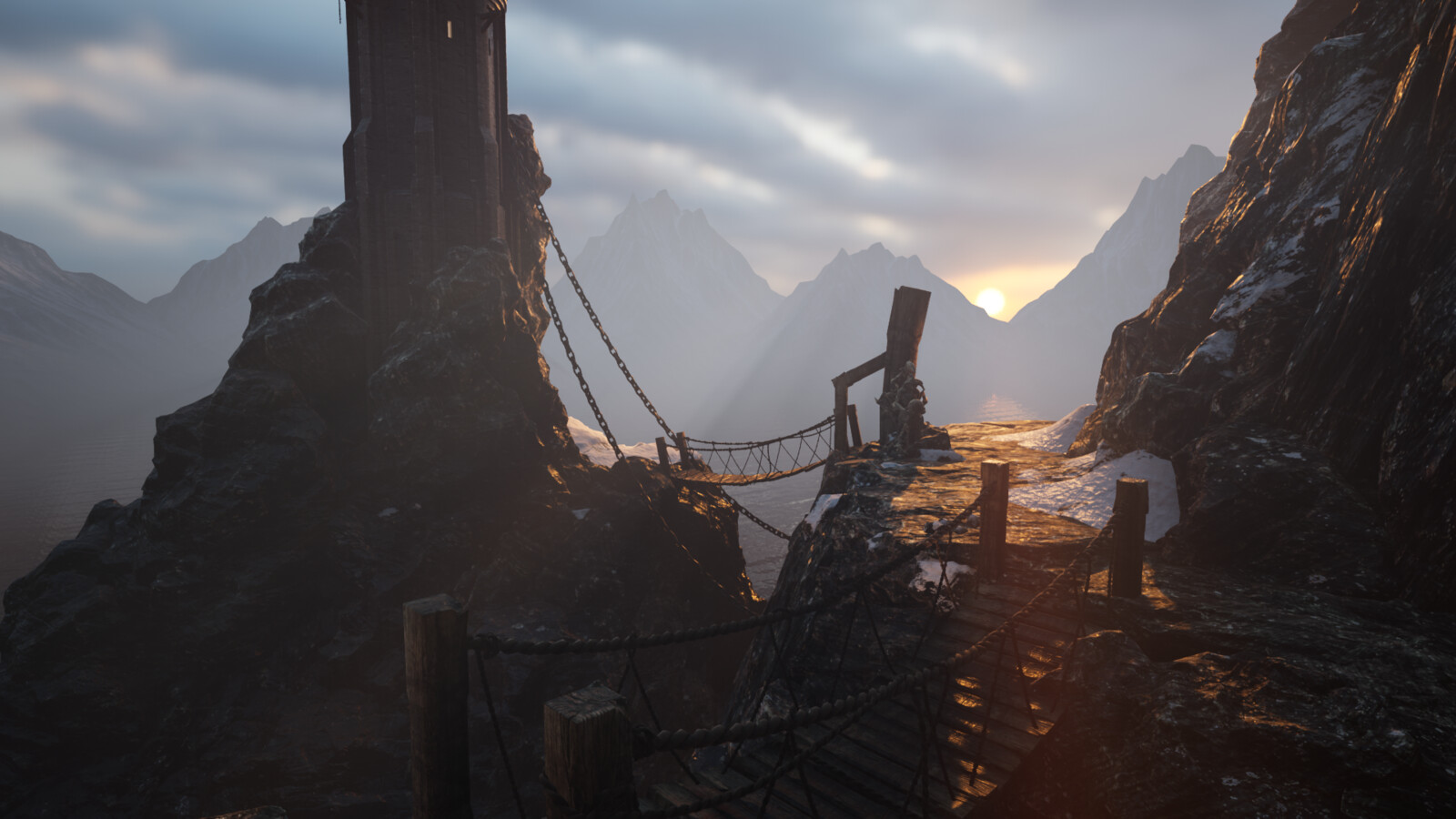 Mountain Stronghold (UE4 Relight)