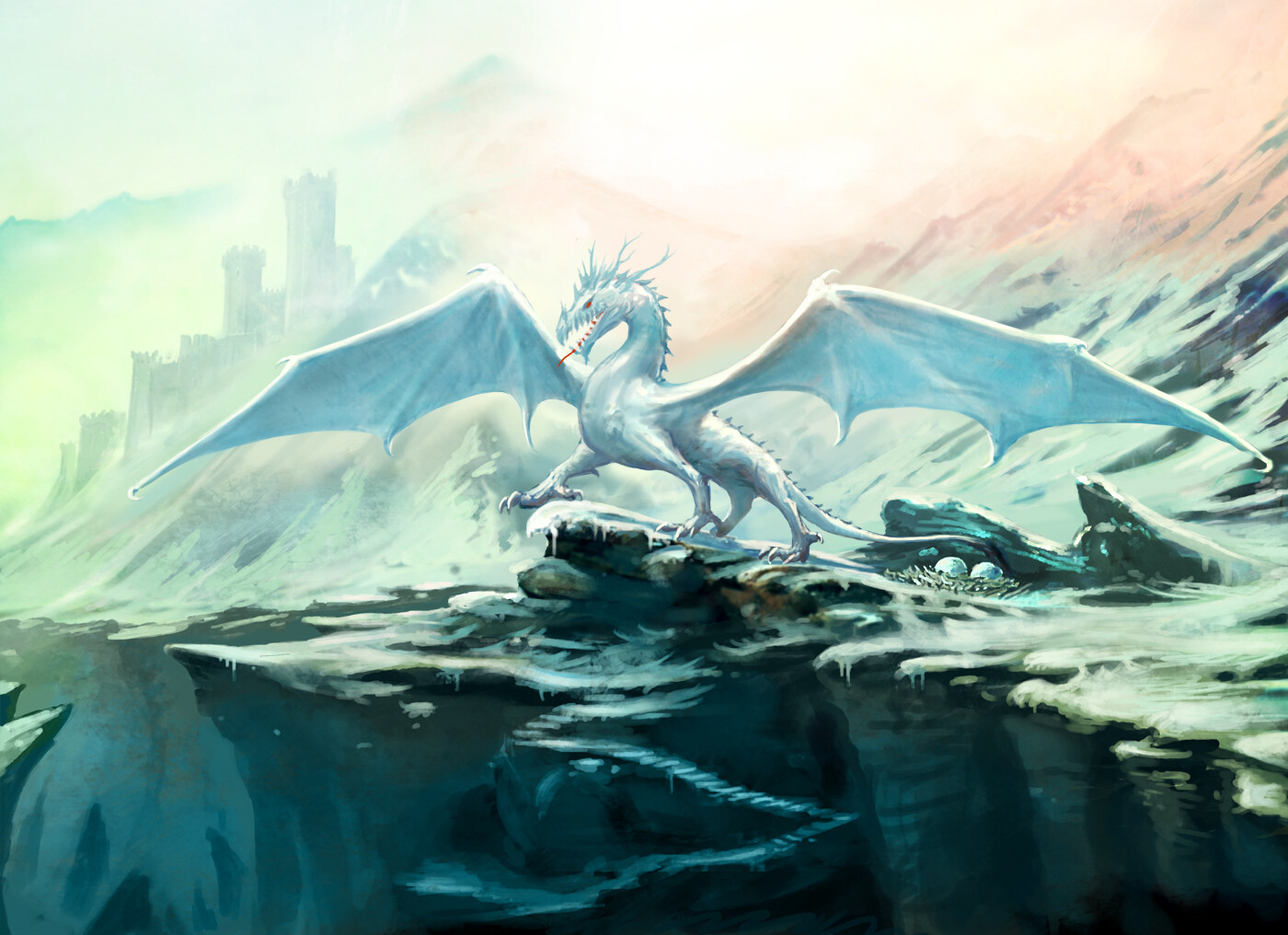 ArtStation - Ice Dragon