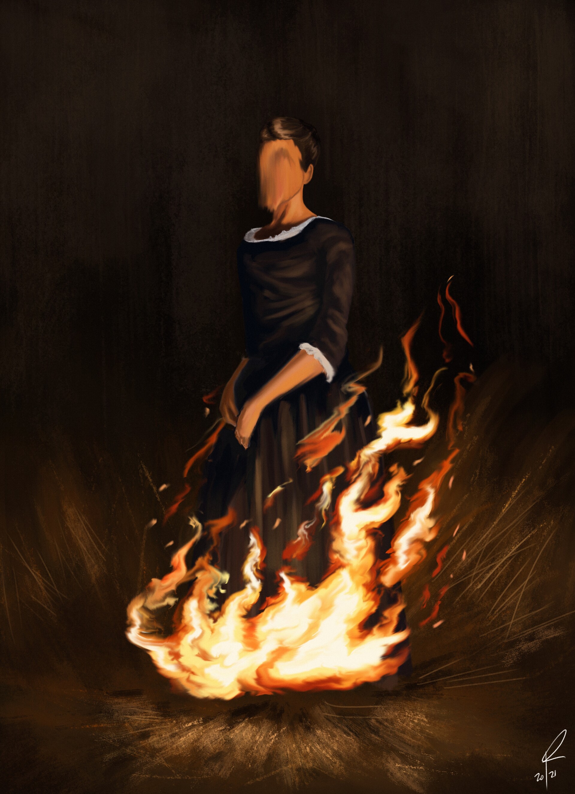 ArtStation Portrait Of A Lady On Fire