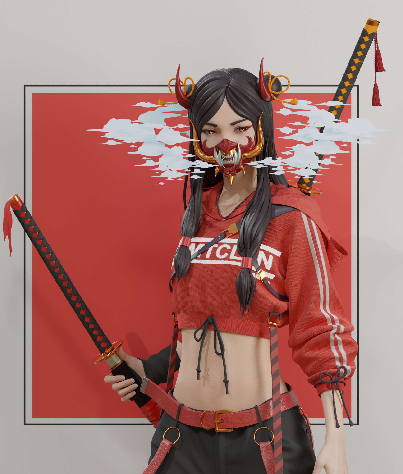Artstation Samurai Girl Jiqing Long Artstation Samurai Girl Jiqing Long